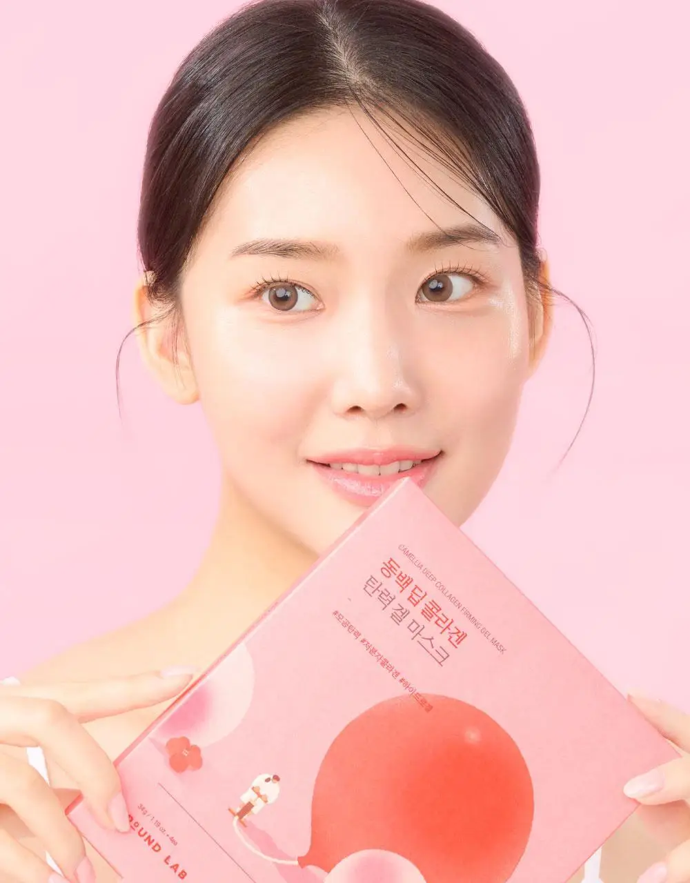 [속광탄력/콜라겐팩] 라운드랩 동백 딥 콜라겐 탄력 겔 마스크 1매 상세페이지 7
